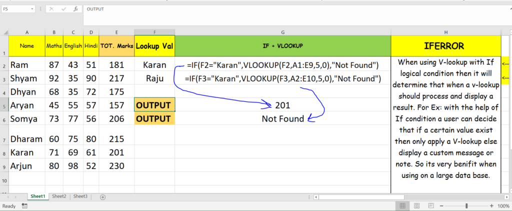 IF with Vlookup