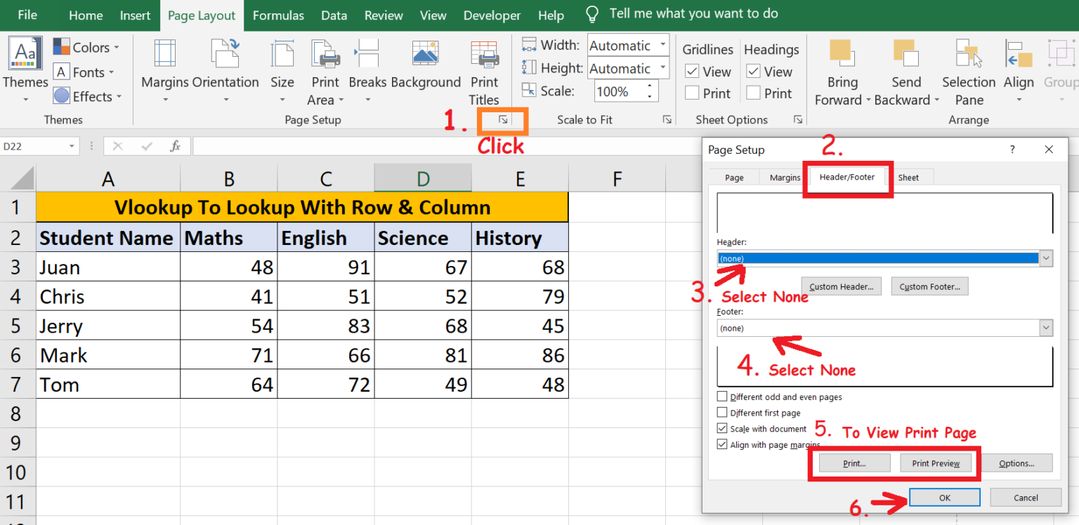 Header And Footer Bottom Set In Excel Excel Help