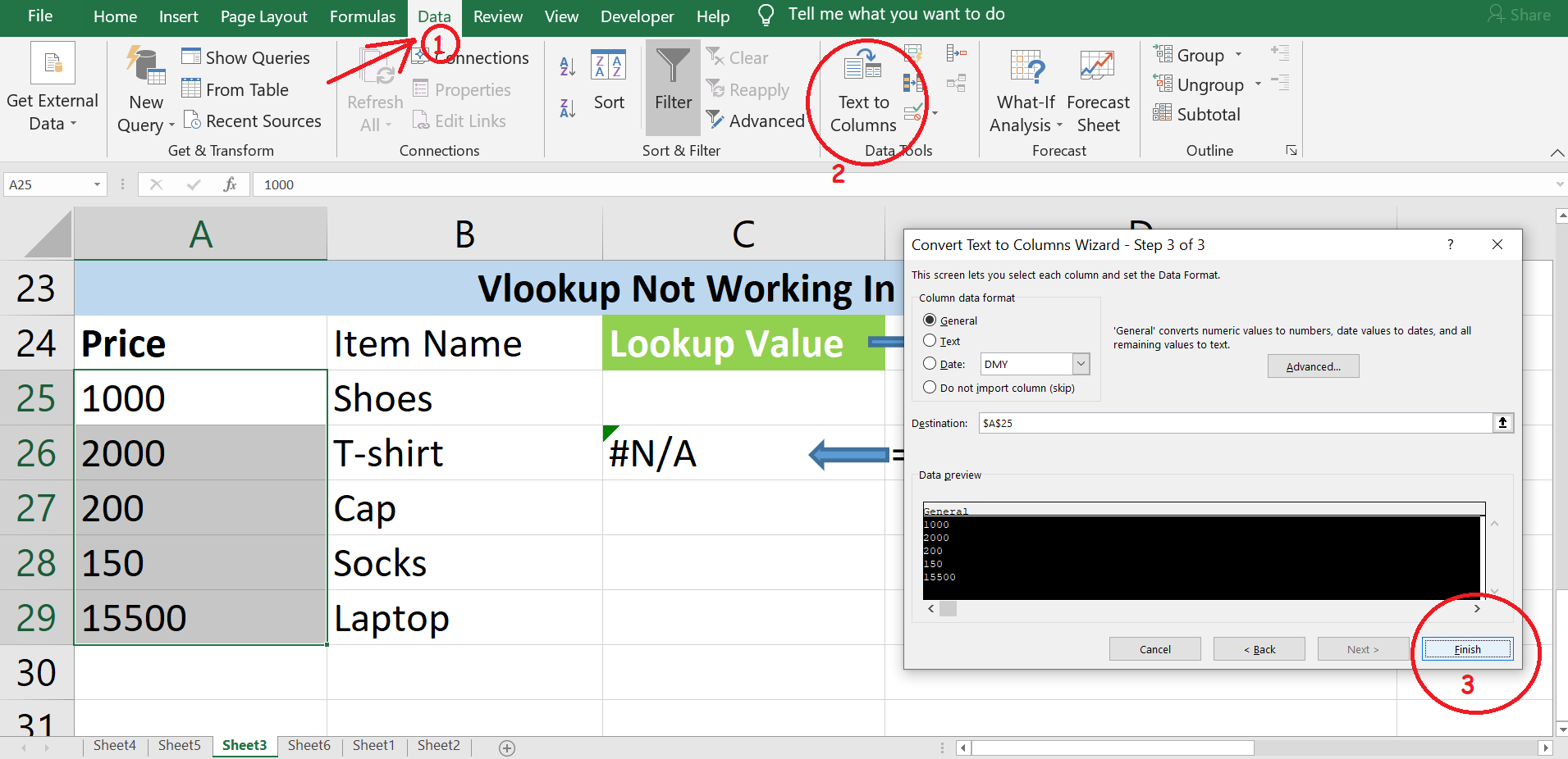 format date cells in excel not working