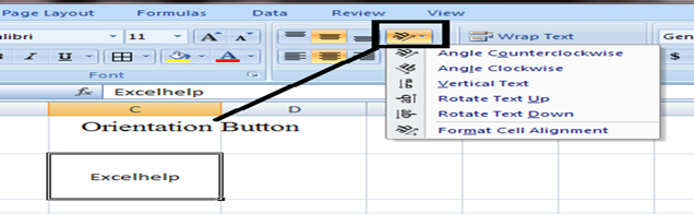 Portrait Orientation Excel Definition