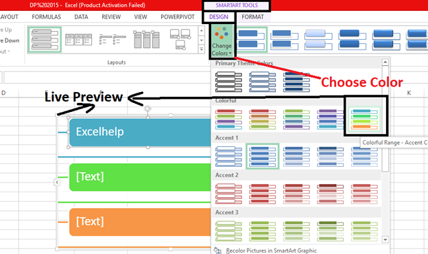 SmartArt In Excel - Excel-Help