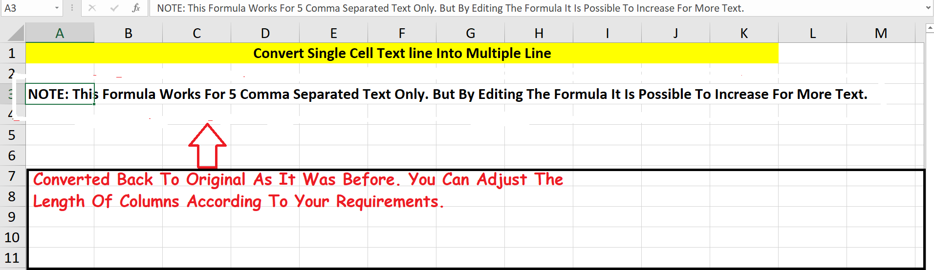 convert-single-cell-text-line-into-multiple-line-excel-help