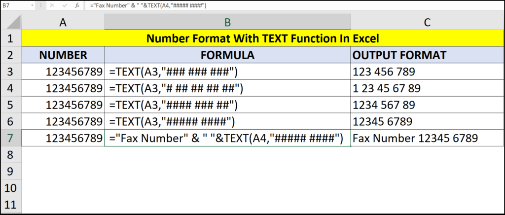 Number And Date Format With TEXT Function In Excel - Excel-Help