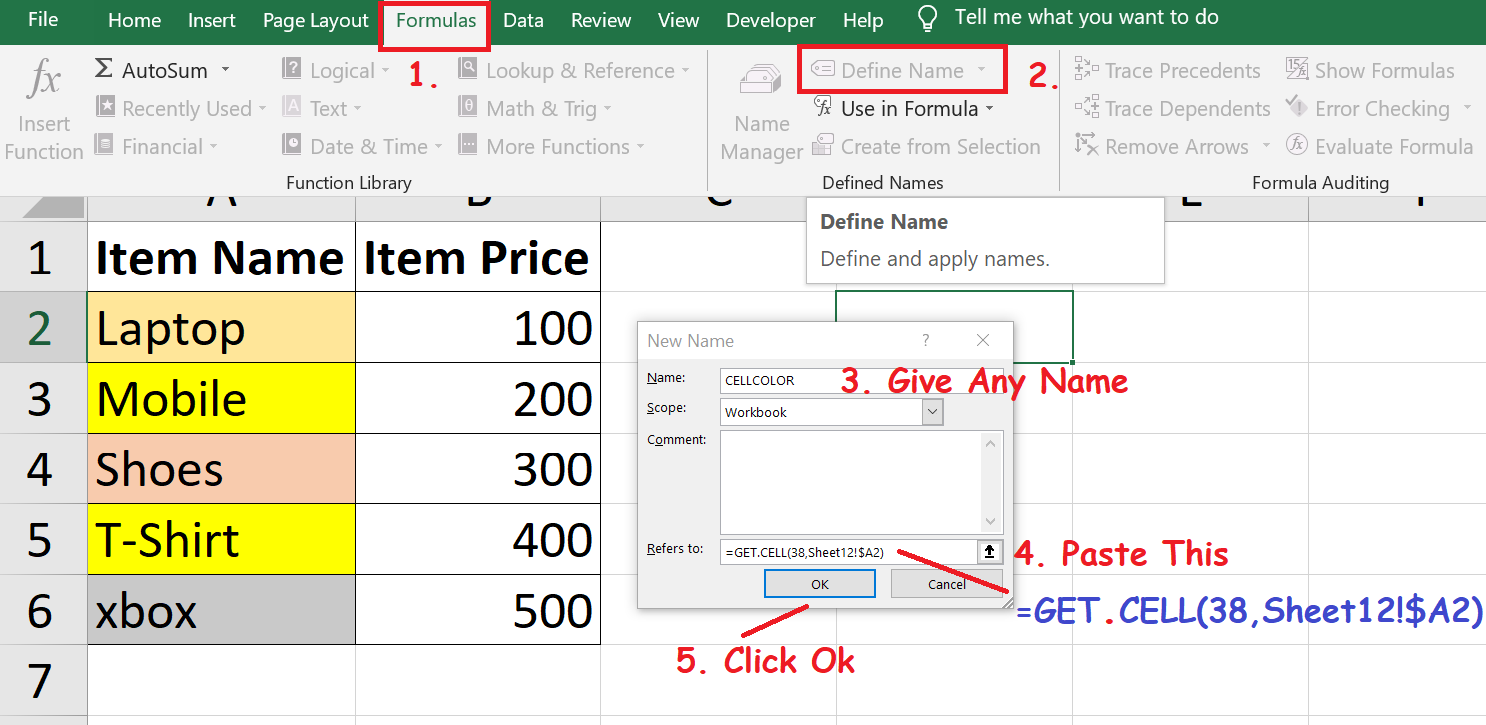 Sumif By Cell Background Color In Excel Excel Help 0599