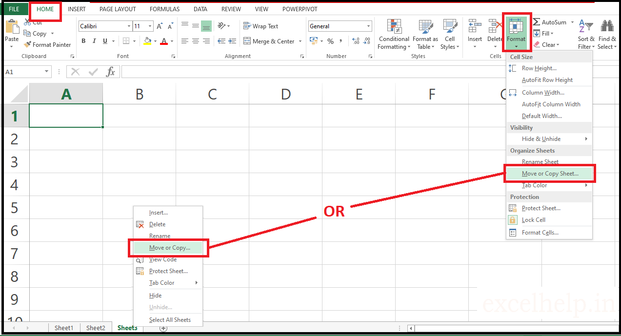 Move or Copy Sheet in Excel - Excel-Help