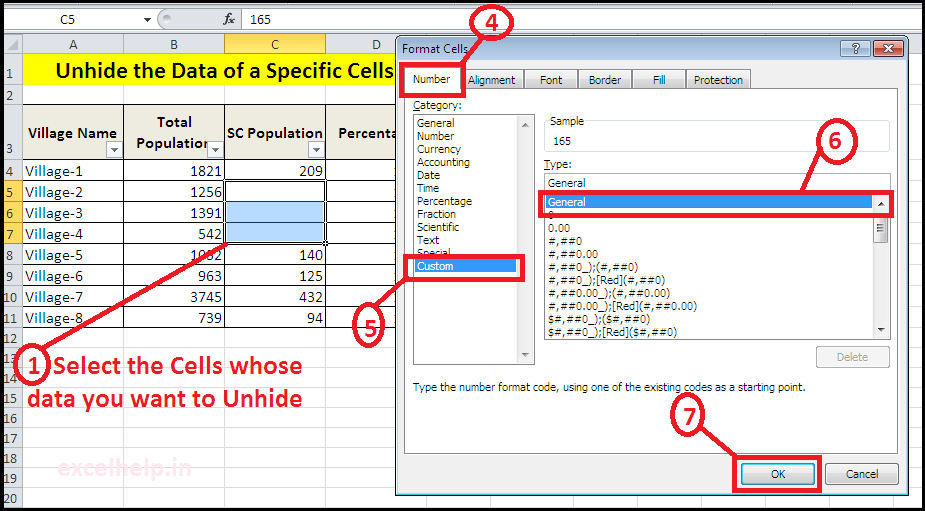 hide-the-data-of-a-specific-cell-in-excel-excel-help