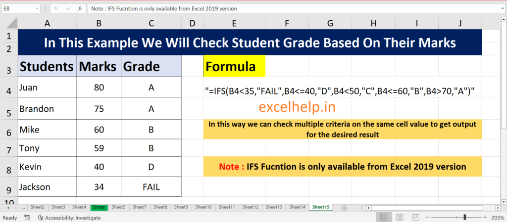 How To Add Multiple If Condition In Excel